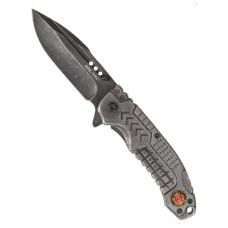 Ніж складний Mil-Tec Einhandmesser Fire Dept Stone Washed (15306500)