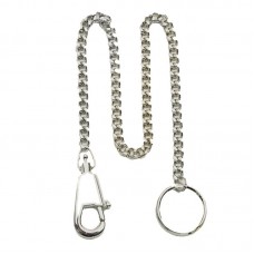 Ланцюжок із карабіном тактичний Mil-Tec Chain with a carabiner 40 cm Silver (15450018)
