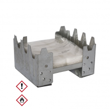 Пальник тактичний Mil-Tec спиртовий з твердим паливом NATO Large Folding Stove W.fuel Tablets (14908100)