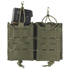 Підсумок подвійний Mil-Tec для магазинів Open Top Flex Magazine Pouch Double Olive (13497401)