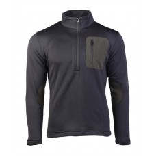 Кофта термофлісова Mil-Tec пуловер Thermo-Fleece Zip-Pullover L Black (10817002-904-L)