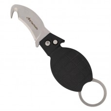 Ніж тактичний JB Tactical 4в1 гачок, свисток, відкривачка Automatic Knife Black (JB-KNF-0018-BLK)