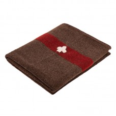 Ковдра-плед Mil-Tec вовняна Swiss Wool Blanket 200 x 140 см Brown (14428509)
