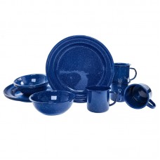 Набір посуду тактичний Mil-Tec Set of tourist dishes 12 шт. Blue (14678000)