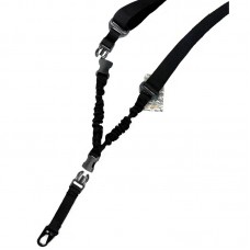 Ремінь для АК одноточковий поліамідний зі швидким скиданням чорний (LE2148)