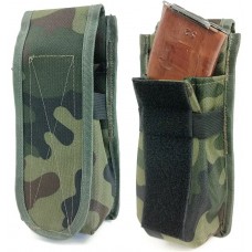 Підсумок закритий одинарний для 2 магазинів АК Cordura мультикам (LE2963)