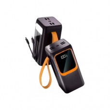 Power Bank Aspor A350 50000mAh (4USB/Type-C/Lightning/22.5W) - чорний (900140)